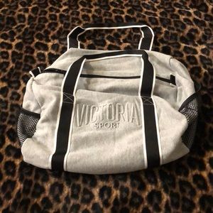 Victorias Secret Grey Duffle Gently Used